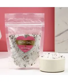 Cоль для ванны с лавандой Bath salt, 150 г, ЧИСТОЕ СЧАСТЬЕ 