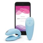 Сенсорный вибромассажер для пар We-Vibe Chorus Aqua, Расцветка: Голубой 