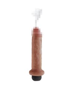Фаллоимитатор с функцией семяизвержения загорелый King Cock 7" Squirting Cock Ta 