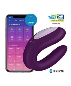 Парный вибратор Satisfyer Double Joy с приложением 