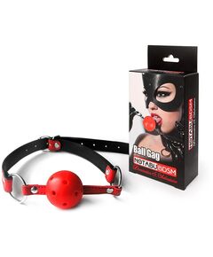 Кляп-шар с отверстиями для дыхания 