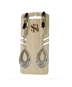 Изысканные зажимы на соски с подвесками Шахерезада 