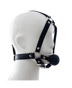 Силиконовый кляп шлем 