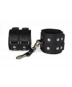 Наручники кожаные, черные 