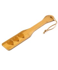 Шлепалка деревянная с сердечками 