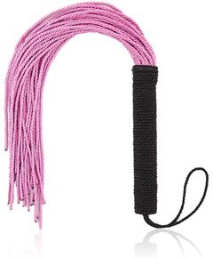 Флоггер из веревки, розовый 