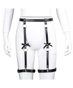 Гартеры из искусственной кожи 