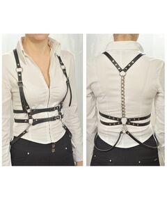 Портупея из натуральной кожи M-XL 