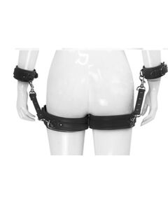 Фиксация рук к бедрам черная 