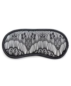 Маска на глаза серебряно-черного цвета 