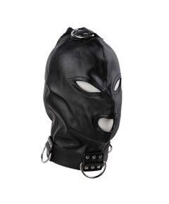 Шлем с отверстием для глаз и рта на шнуровке 