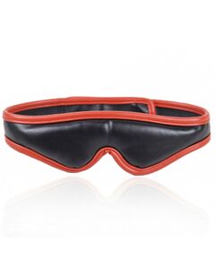 Черно красная маска на глаза (на липучках) 