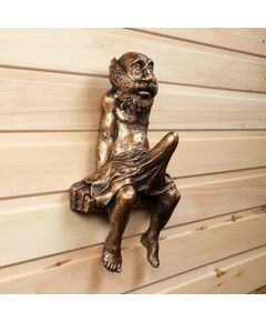 Консоль-навес "Дед в полотенце" 34,5х22х12,5см 