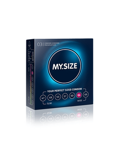 Презервативы увеличенного размера MY.SIZE 64, 3 шт 