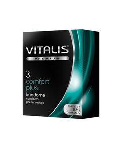Презервативы анатомические Vitalis Premium Comfort Plus, 3 шт 
