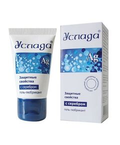 Гель-лубрикант "услада с серебром" 30г 