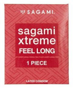 Презервативы Sagami Xtreme Feel Long латексные, ультра прочные 1шт. 