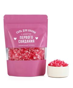 Соль для ванны «С ароматом первого свидания», 330 г, аромат карамельного попкорна, ЧИСТОЕ СЧАСТЬЕ 