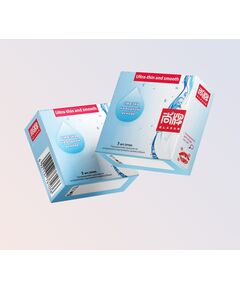 Ультрагладкие презервативы со смазкой на водной основе "Elasun" 