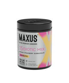 Презервативы MAXUS Exotic Mix №15, ароматизированные X-Edition, 15 шт 
