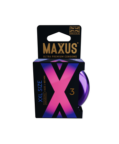 Презервативы MAXUS XXL, с увеличенным размером, 3 шт 