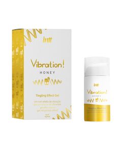 Увлажняющий гель Жидкий вибратор Honey, 15 мл, Выберите аромат: Мёд 