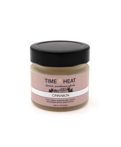 Свеча в банке "TIME HEAT" Синнамон, 100 мл 