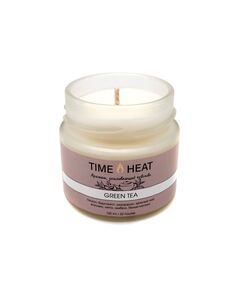 Свеча в банке "TIME HEAT" Зелёный чай, 100 мл 