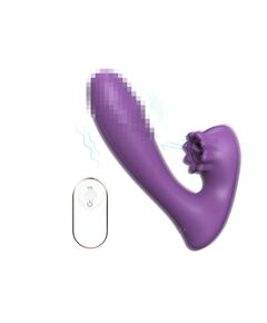 Вибратор для стимуляции точки "G" и клитора с пультом Д/У "Forest Rain-RCT" 