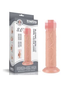 Фаллоимитатор Sliding Skin Dong с подвижной кожей 18 см 