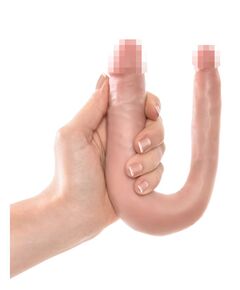 U-Shaped Small Double Trouble Фаллоимитатор реалистик двухголовый 