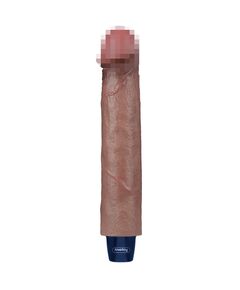 Фаллоимитатор с вибрацией  REAL SOFTEE 24,5 см 
