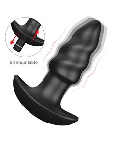 Анальная пробка с перезаряжаемой вибропулей LOVEARROW-2 