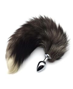 Анальная пробка с пушистым хвостом, L 