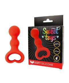 Анальный стимулятор с ограничительным кольцом 