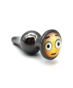 Анальная пробка со смайлом 9,4см/3,2см 