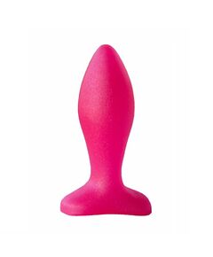 Анальная пробка розовая, рабочая длина 8 см 
