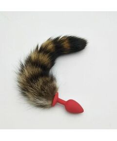 Натуральный хвостик енота, 35см, L 