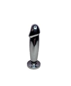 Металлическая перезаряжаемая анальная пробка 10 режимов вибрации 