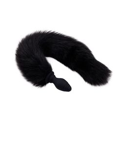 Анальных хвостик с вибрацией, 7,5 см, "M" 