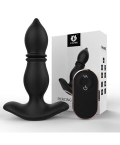 Анальная пробка с вибрацией Piercing Duke с пультом Д/У 