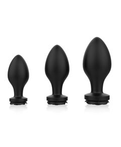 Набор анальных пробок Rosa Black 