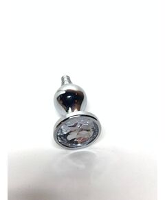 Анальная страза рельефная, прозрачный кристалл, M 