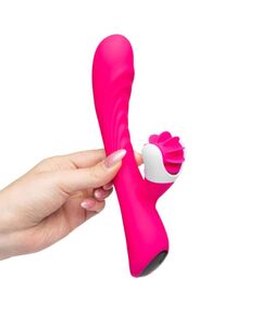 Вибромассажер с имитацией кунилингуса "NYMPH" 