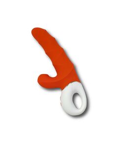 Вибратор с вакуумной стимуляцией "Chill", оранжевый 