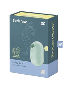 Вакуумно-клиторальный стимулятор с вибрацией Pro To Go 2(mint) 