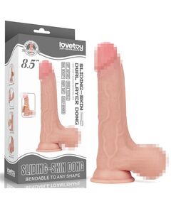 Фаллоимитатор Sliding-Skin с подвижной кожей 22 см 