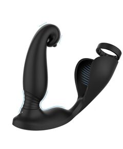Стимулятор простаты с насадкой на пенис Raptor 