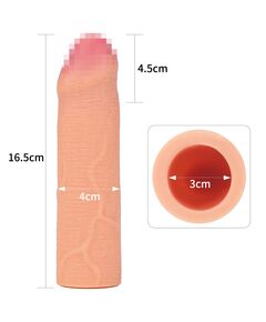 Насадка реалистичная +4 см 