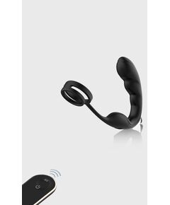 Массажер простаты с эрекционным кольцом Noel-RCT 